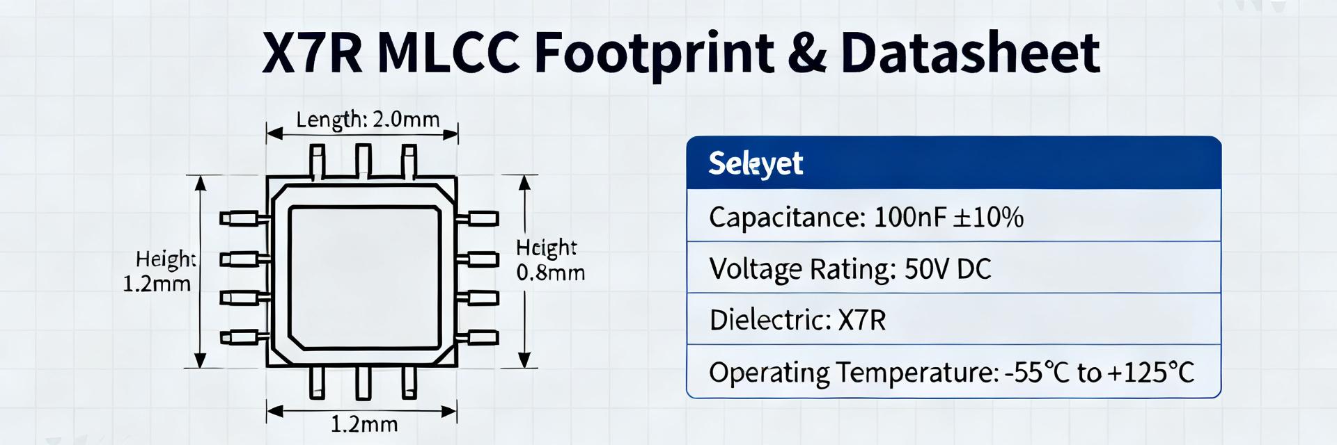 GMT10X7R153K50NT4 Footprint & Specs: Datasheet Guide